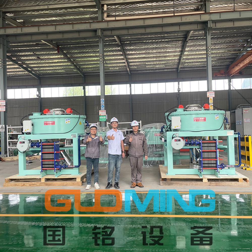 GDGIV-400S電磁干粉除鐵器發貨現場國銘設備